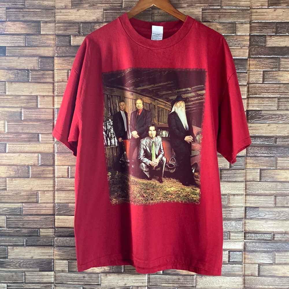 The Oak Ridge Boys The Journey Shirt 2004 Country Gospel Music Band Red  XL
